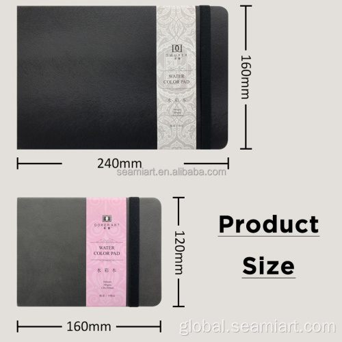 2 Sizes Drawing Notebook 300gsm 50% cotton Artist Watercolor Painting Paper Manufactory